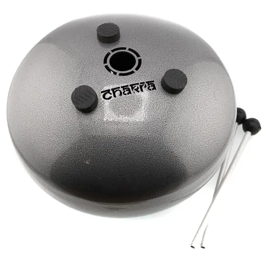 Toba metalica cu 8 note si simbolul OM, handpan - 22cm, imagine 6