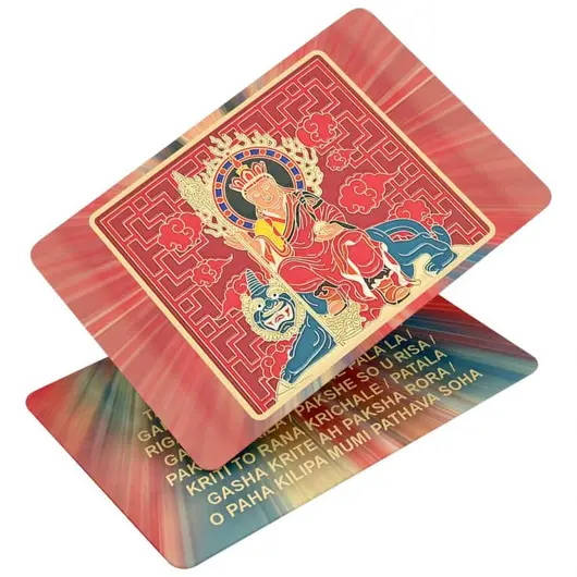 Card de protectie cu Buddha Ksitigarbha 2023