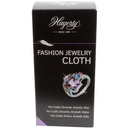 Laveta pentru curatat bijuterii cu cristale Swarovski, Pretioase sau Zirconiu, Fashion Jewelry Cloth, Hagerty, imagine 3