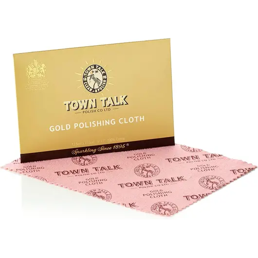 Laveta pentru curatat bijuteriile din aur, Brilliant gold polishing cloth, Town Talk