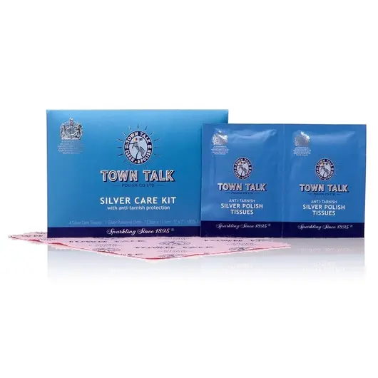 Mini-kit pentru curatat bijuterii din argint, Silver Care Kit, Town Talk
