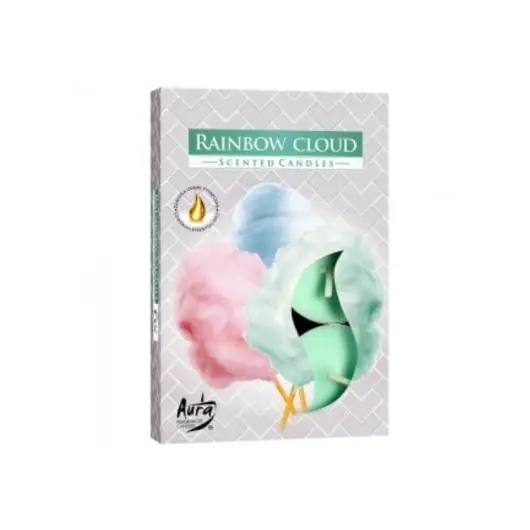 Set 6 pastile lumanari parfumate Bispol - Rainbow Cloud