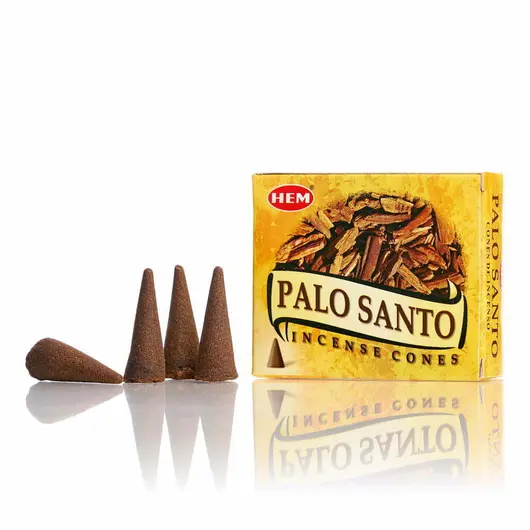 Conuri parfumate fumigatie HEM Palo Santo 10 buc