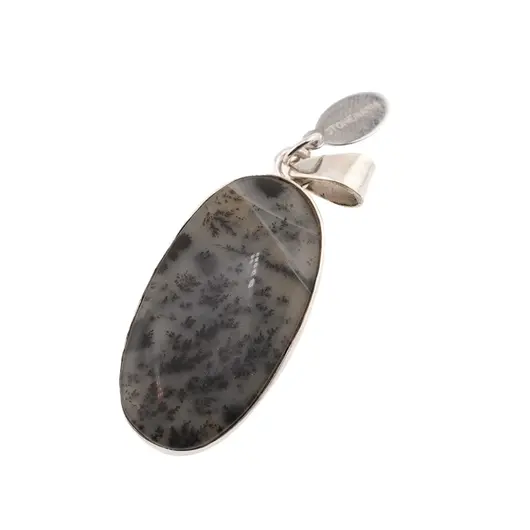 Pandantiv Opal dendritic cu montura din argint 925, A4