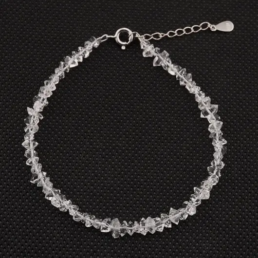 Bratara Diamant Herkimer 4-6mm si argint 925