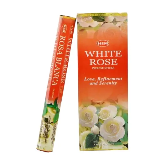 Betisoare parfumate HEM White Rose 20 buc