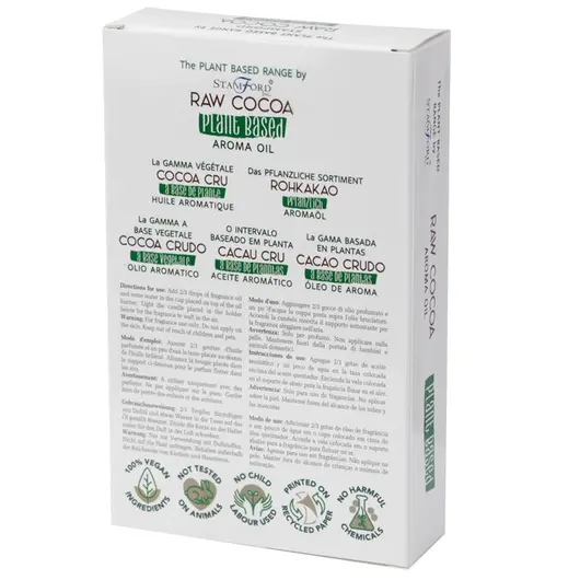Ulei vegetal aromat, Cacao Cruda - Stamford, 10ml, imagine 2