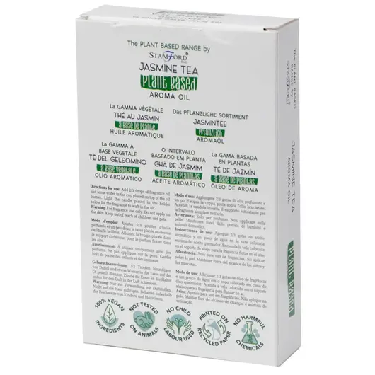 Ulei vegetal aromat, Ceai de Iasomie - Stamford, 10ml, imagine 2