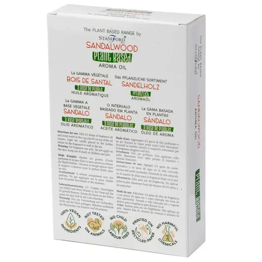 Ulei vegetal aromat, Lemn de Santal - Stamford, 10ml, imagine 2