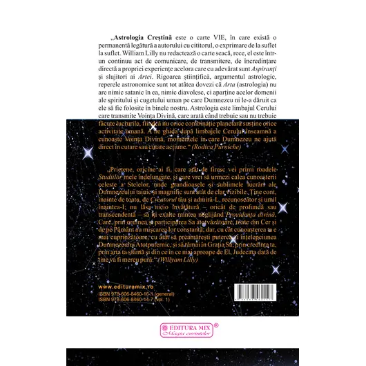 Astrologia Crestina (vol. 1) - William Lilly, carte, imagine 2