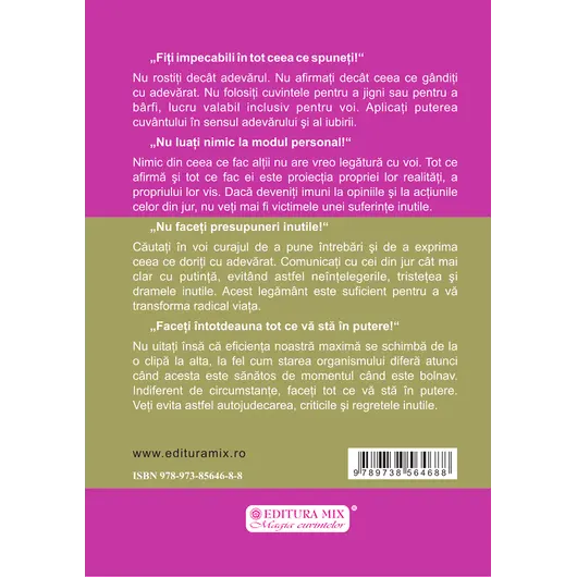 Cele patru legaminte. Ghid practic pentru redobandirea libertatii personale - Don Miguel Ruiz, carte, imagine 2