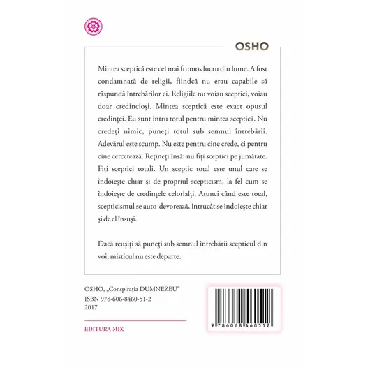 Conspiratia Dumnezeu. De la superstitie la supraconstiinta - Osho, carte, imagine 2