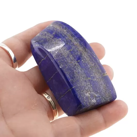 Cristal natural slefuit din Lapis lazuli unicat, A16, imagine 3