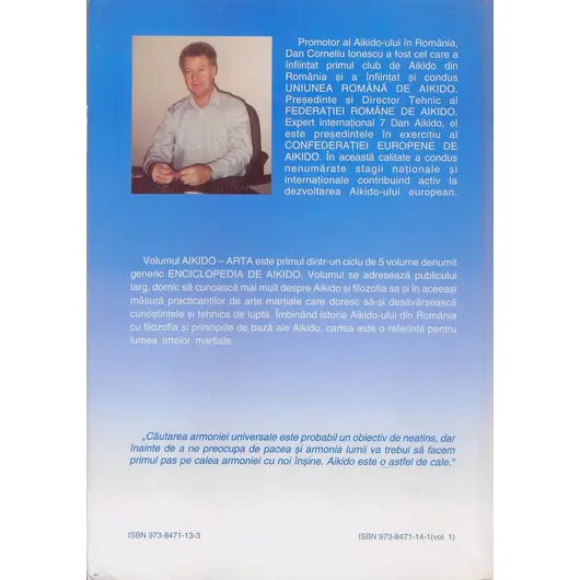 Enciclopedia de Aikido - volumul 1: Arta - Dan Corneliu Ionescu, carte, imagine 2