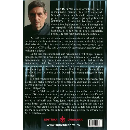 OZN AZI - Pentagonul recunoaste - Dan D. Farcas, carte, imagine 2