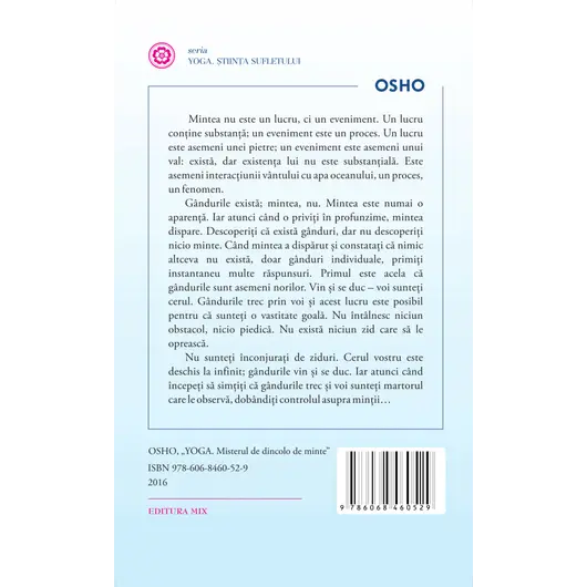 Yoga: Misterul de dincolo de minte - Osho, carte, imagine 2