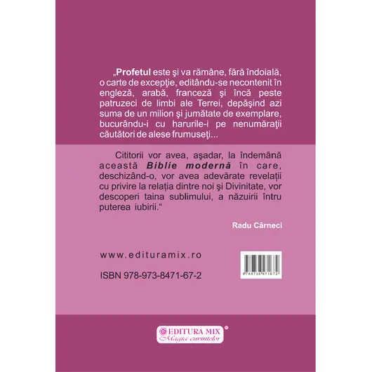 Profetul - Kahlil Gibran, carte, imagine 2