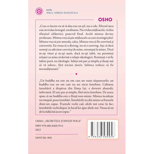 Secretele stiintei Yoga - Osho, carte, imagine 2