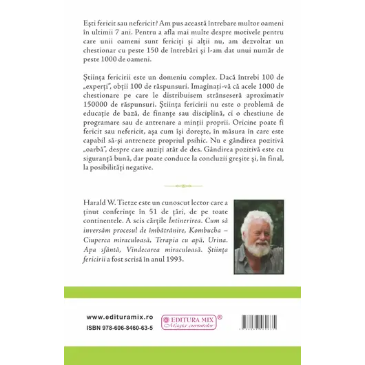 Stiinta Fericirii - Harald W. Tietze, carte, imagine 2