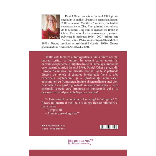 Tantra. Dimensiunea sacra a erotismului - Daniel Odier, carte, imagine 2