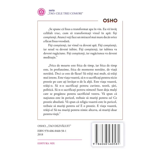 Tao dezvaluit. Comentarii asupra unor fragmente din Tao Te Ching - Osho, carte, imagine 2