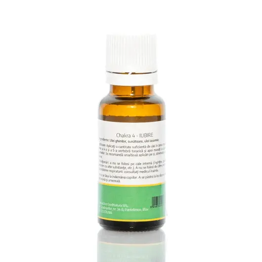 Ulei esential aromaterapie Chakra 4* Iubire, 20 ml, imagine 2
