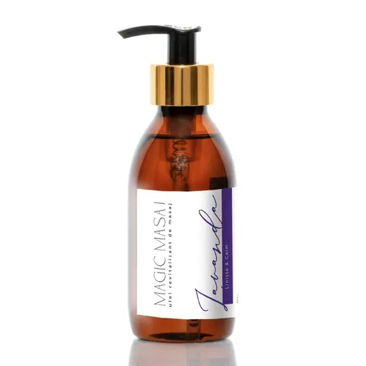 Ulei pentru masaj revitalizant CredNatura, Magic masaj, Lavanda, 200ml