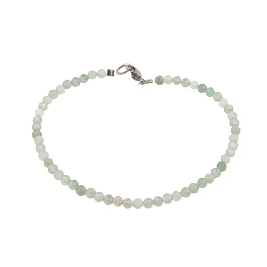 Bratara cuart verde sfere fatetate 3mm