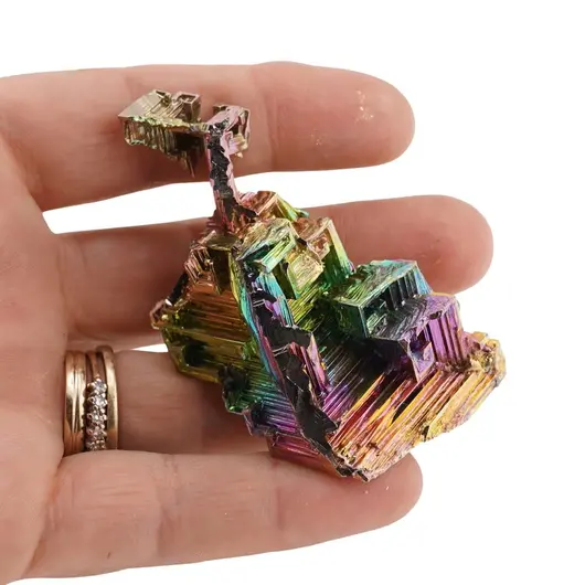 Bismut de colectie, cristal unicat, A19, imagine 2
