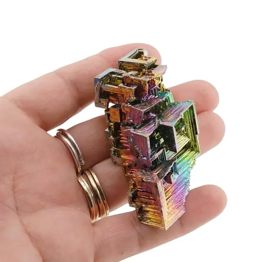 Bismut de colectie, cristal unicat, A34, imagine 2