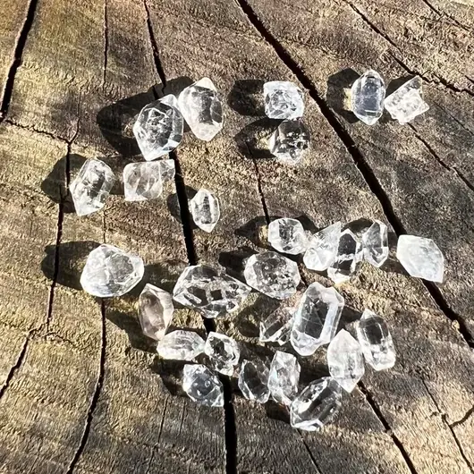 Diamant Herkimer A+ lot 2-6mm, 1g, imagine 2