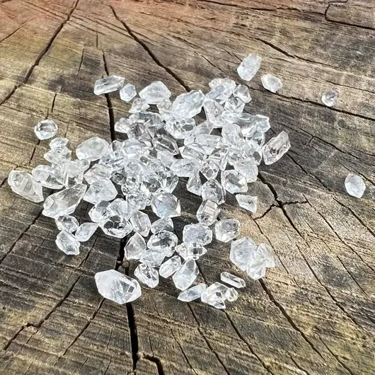 Diamant Herkimer A+ lot 2-6mm, 3g, imagine 3