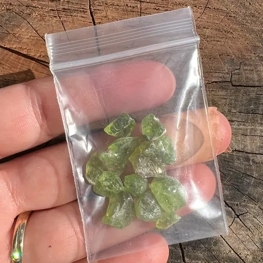 Peridot A+ lot 6-10mm, 5g, imagine 4