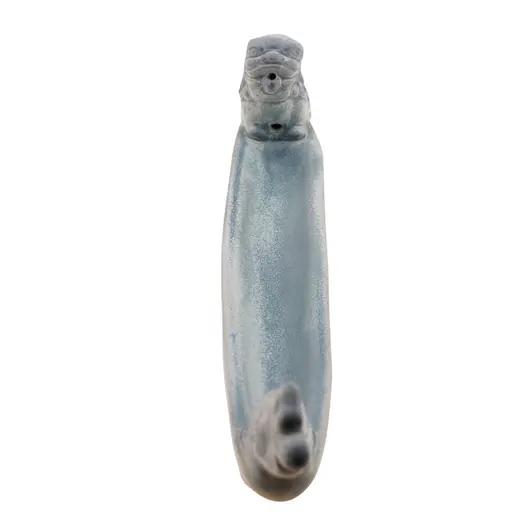 Suport din ceramica pentru ardere betisoare si conuri parfumate, caine Fu, 30cm, AR80, imagine 2