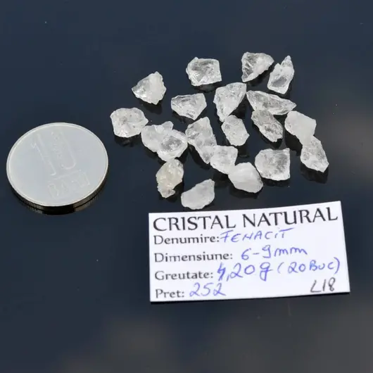 Lot 20 Fenacite Brazilia 6-9mm L18