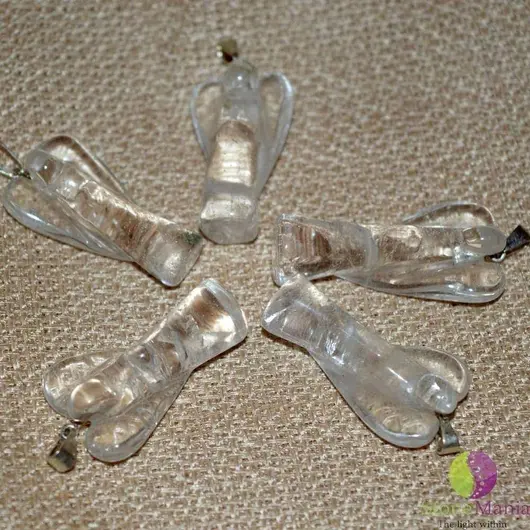 Pandantiv cristal de stanca inger
