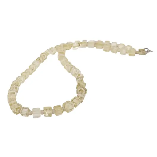 Colier cuart lemon cub 5-6mm si discuri fatetate 4mm, imagine 2