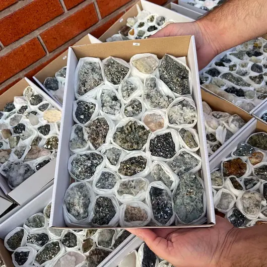 Lot flori de mina pentru colectie, unicat, 2kg - LOT41