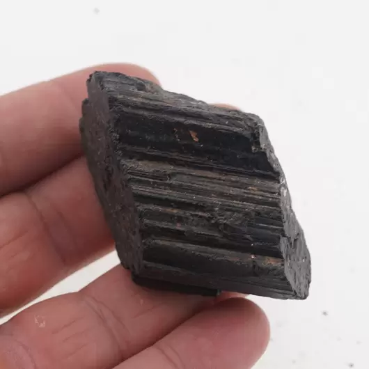 Turmalina neagra, cristal natural unicat, A67, imagine 2