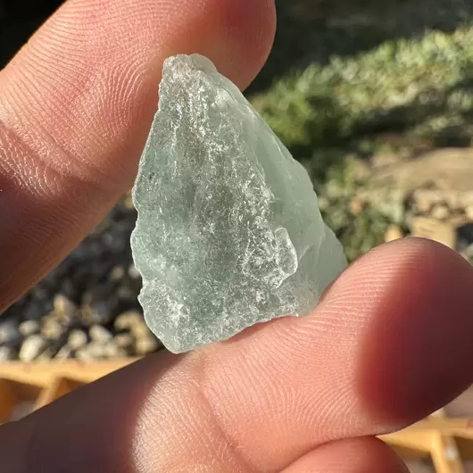 Acvamarin Pakistan, cristal natural unicat, C4