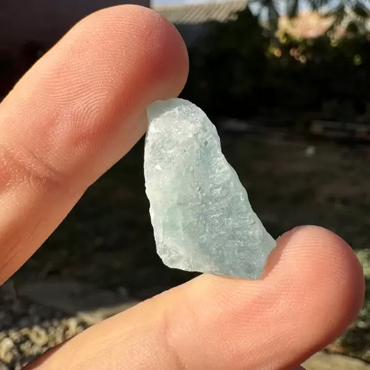 Acvamarin Pakistan, cristal natural unicat, C20