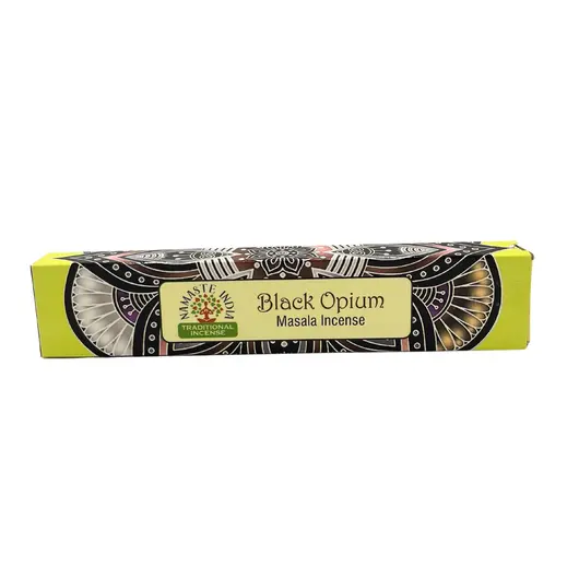 Betisoare parfumate Namaste India Mandala Masala - Opium Negru