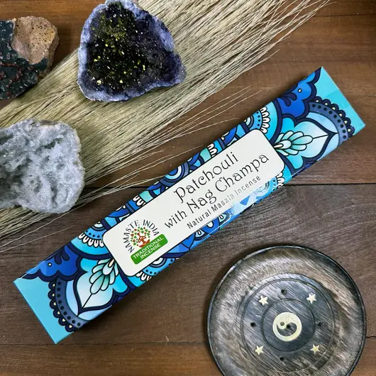 Betisoare parfumate Namaste India Mandala Masala - Patchouli cu Nag Champa, imagine 3