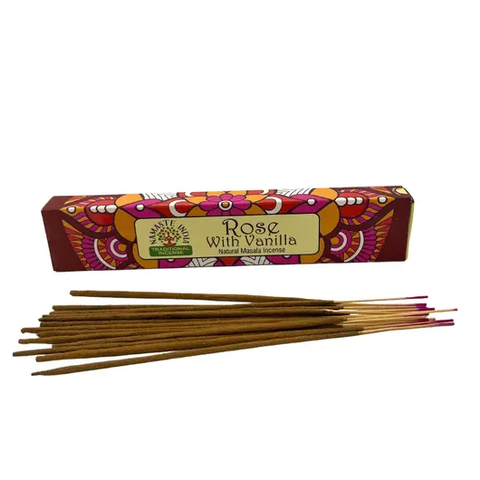Betisoare parfumate Namaste India Mandala Masala - Trandafir Cu Vanilie, imagine 2