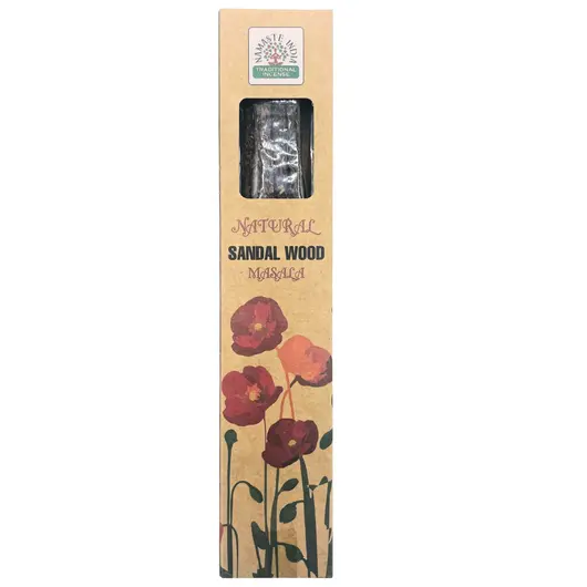 Betisoare parfumate Namaste India Natural Masala - Lemn de Santal