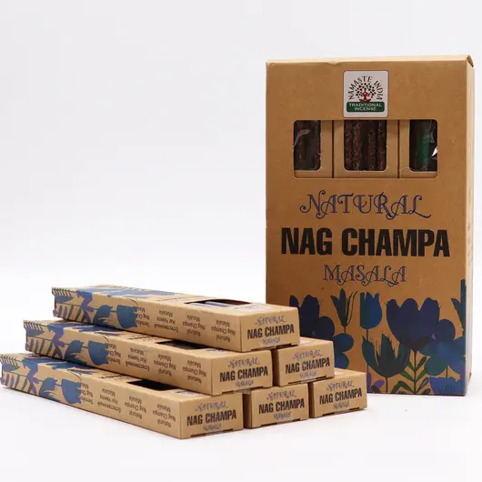 Betisoare parfumate Namaste India Natural Masala - Nag Champa, imagine 3