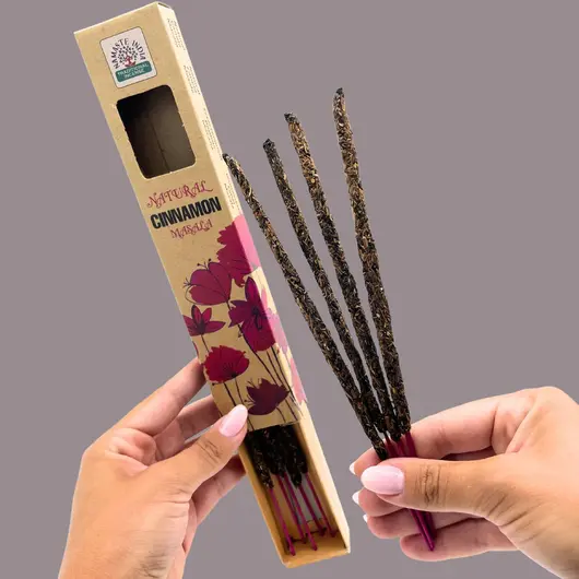 Betisoare parfumate Namaste India Natural Masala - Scortisoara, imagine 4