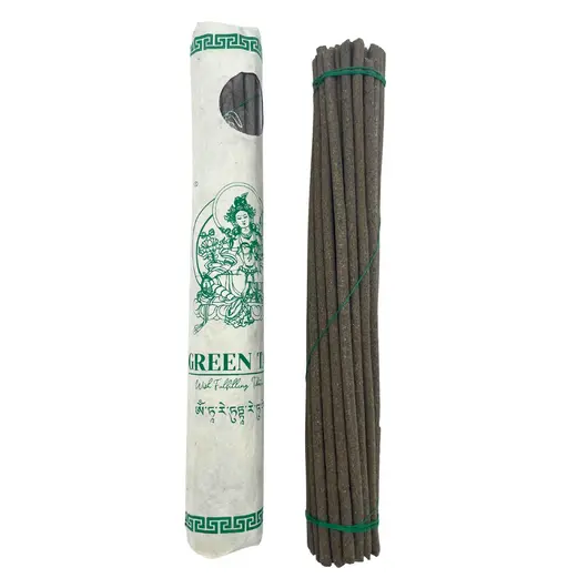 Betisoare parfumate Tibetane Premium Rulate - Tara Verde, 30buc