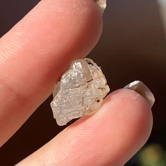 Fenacit Nigerian, cristal natural unicat, B19