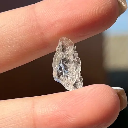 Fenacit Nigerian, cristal natural unicat, B41